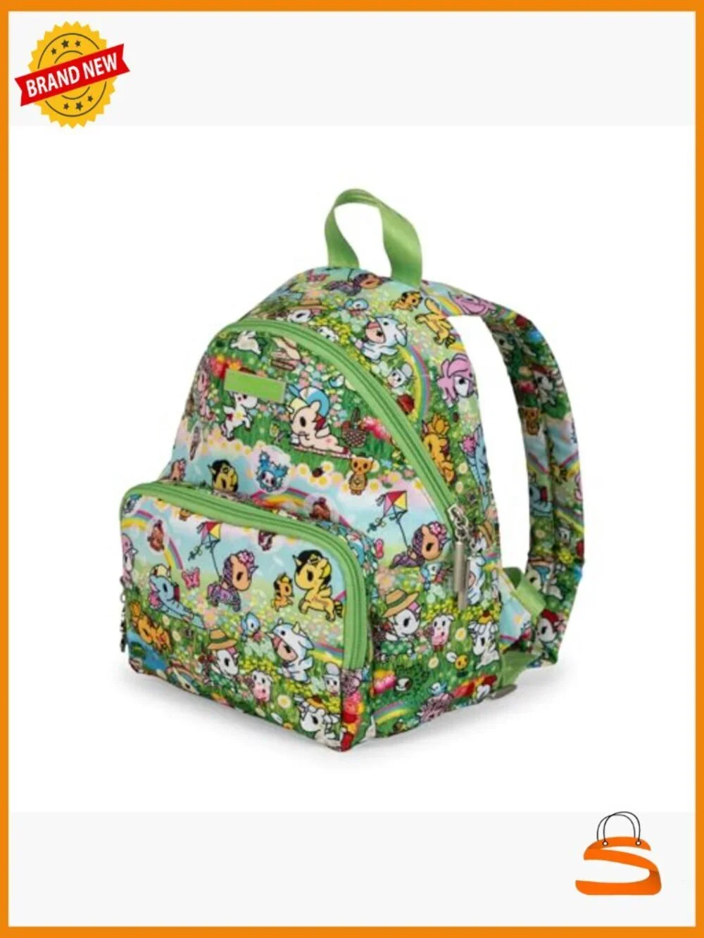 Mini Backpack Purse with Zipper Pockets, Lightweight Travel Bag
